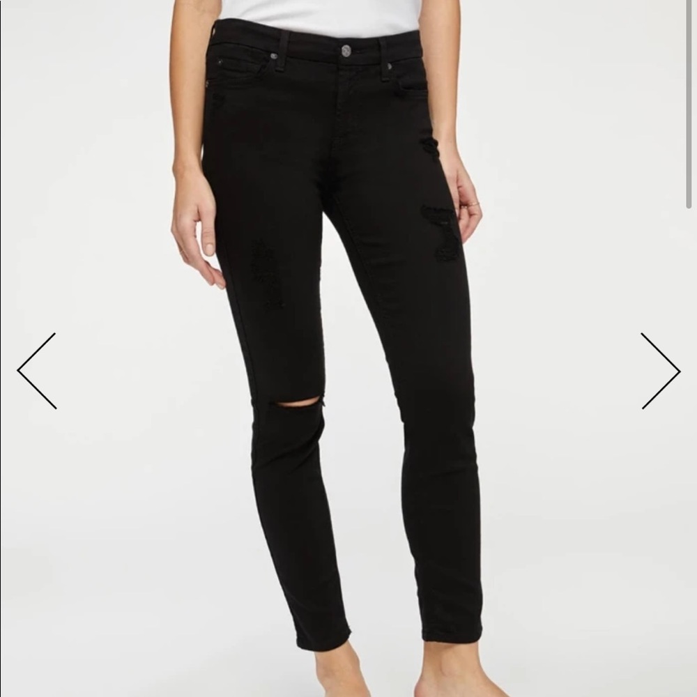 7 for all mankind jeans the ankle skinny size 28